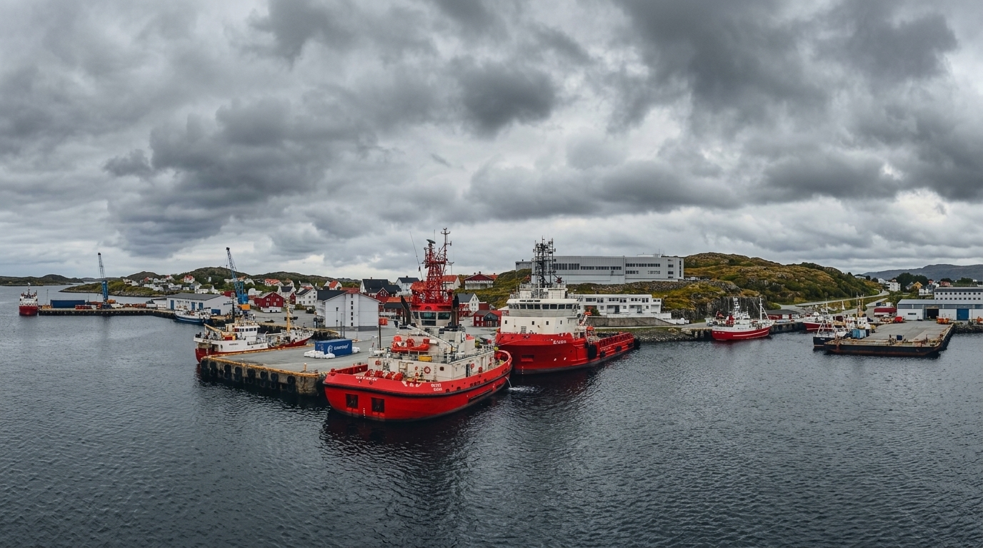Vessels supported at a working port