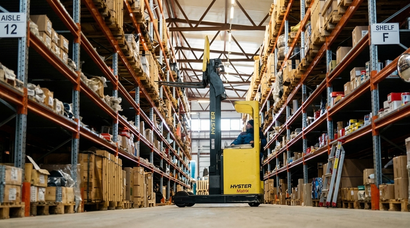 Warehouse storage and material handling